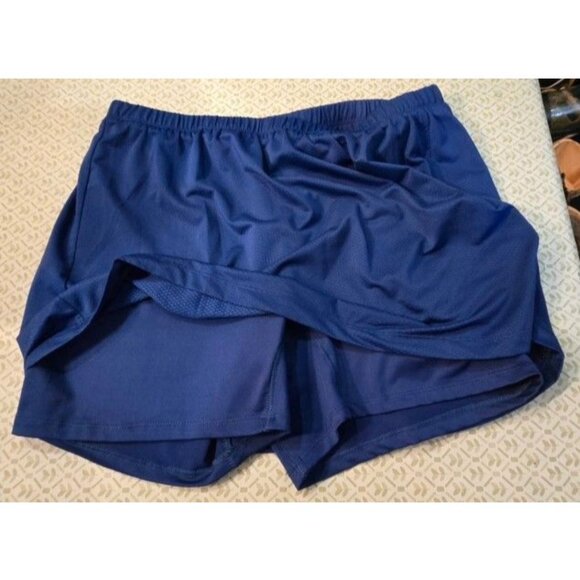 WL#1010, Ladies Large Blue Champion Skirted Shorts Blue - Picture 1 of 2